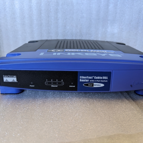 👣Linksys BEFSR41 Cable/DSL Router w/ 4 Port Switch - Picture 2 of 4